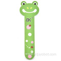 New Style Cute Double Sided Printed EVA frog Shape Sponge Nail File For Nail Tool